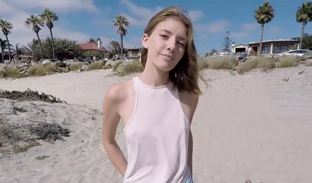 Отдых на пляже закончился сладким сексом на камеру