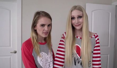 Сводный брат и две сестра отметили День всех влюбленных