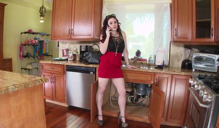 Молодая милашка заказала мастера и трахнулась с ним