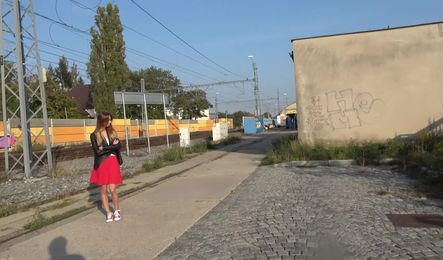 Пикап на улице закончился быстрым сексом