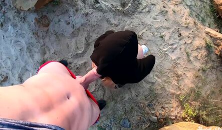 Утрення пробежка давно уже привычка и секс на природе - тоже!