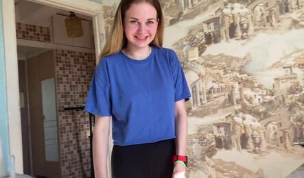 Выпила и потрахалась с клиентом с окончанием внутрь