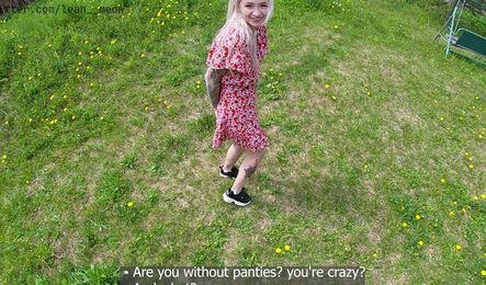 С с разговорами с русской девушкой в порно на природе