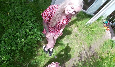 С с разговорами с русской девушкой в порно на природе