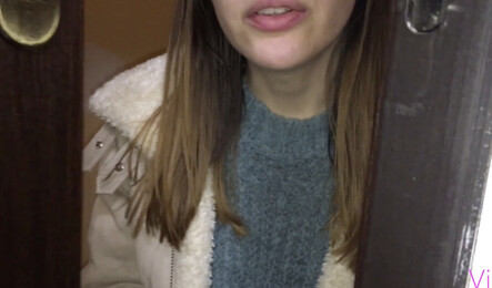 Пьяная подруга зашла на секс с соседом!