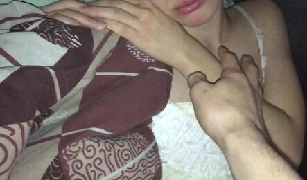 Пьяная подруга зашла на секс с соседом!