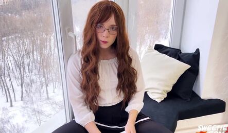 Студентка милашка занялась сексом с репетитором!