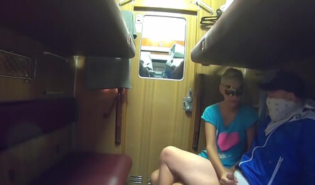 Русское порно в поезде