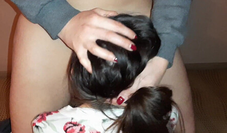 Куни для подруги за новый телефон!