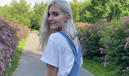 Ева Эльфи в красивом порно на природе!