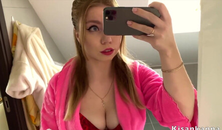 Русская жена заставила мужа делать то что должен!