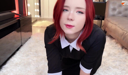 Пришла в гости не за солью, а за сексом!