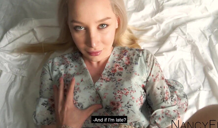 Вернулась домой на 5 минут, а задержалась на секс!