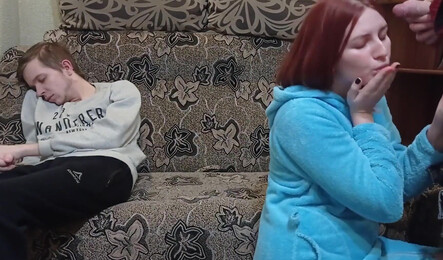 Как русская девушка изменила своему парню!