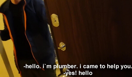 Заказала мастера на час и соблазнила его на трах!