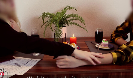 Устроил девушке романтический вечер и заслужил на секс!