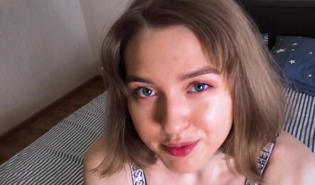 русская девушка с пышным телом помогла парню кончить с оргазмом