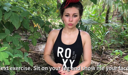 Как рыусская туристка трахнулась с незнакомце на пляже