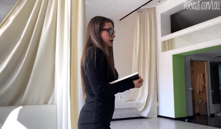 Как русская училка трахнула студента!