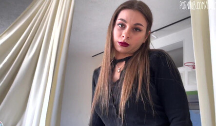 Как русская училка трахнула студента!