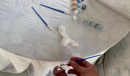 Занялся сексом с русской девушкой - художницей!