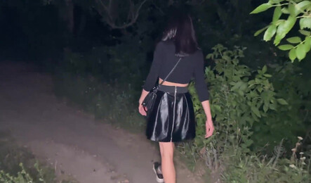 Неожиданный секс с незнакомцем прямо на улице