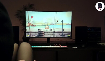 Отвлекла друга на сочный минет с проглотом