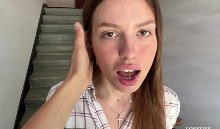 Измена с лучшим другом моего парня со спермой в рот