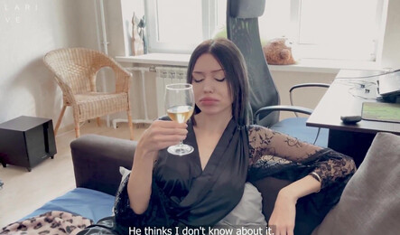 Русская девушка замужем, но от секса не отказалась