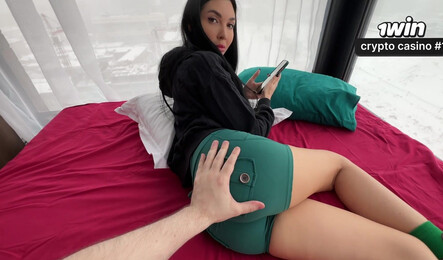 Трахнул красивую сводную сестру своим большим членом