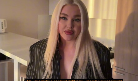 Риэлторша дала в попку молодому клиенту